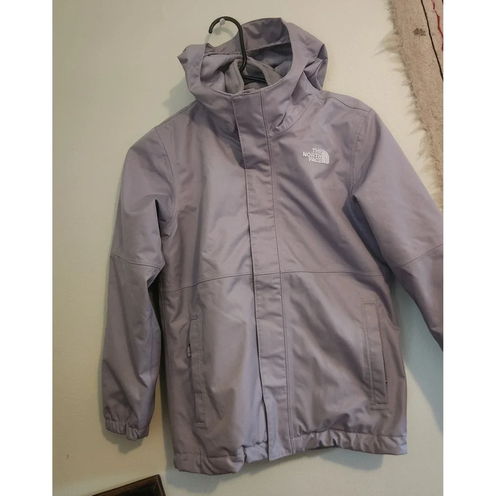The North Face Youth Dakota Fleece Triclimate Midweight Jacket With Liner Gray M